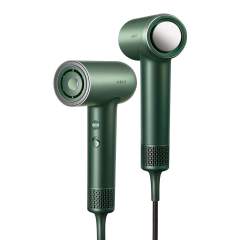 Скоростной фен для волос SOOCAS AIRFLY P1, с 2шт насадками, с держатель для фена, 4 режима работы, Зеленый