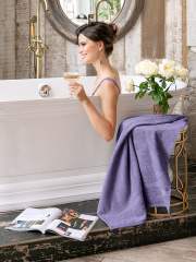 Полотенце махровое 50х90 "Mia Cara" Барбара лаванда