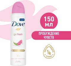 DOVE антиперспирант-дезодорант аэрозоль Невидимый Нежность лепестков 48ч защиты, без спирта 150 мл