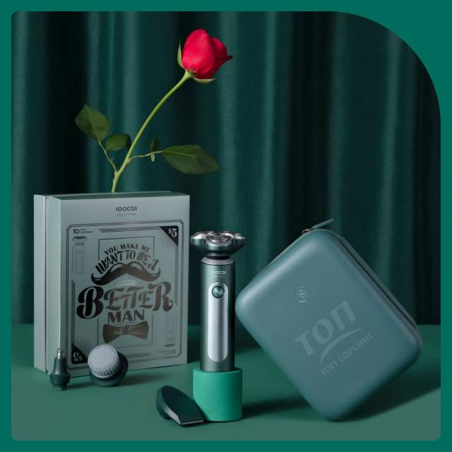 Мужская электробритва Soocas SP1, ротационная, портативная, подходит для сухого и влажного бритья