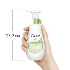 DOVE Мусс-пенка для умывания против прыщей для проблемной кожи, глубокое очищение лица 160 мл