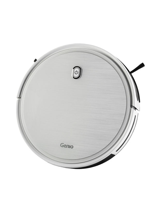 Робот пылесос Genio Profi 290 с влажной и сухой уборкой белый, беспроводной, аккумуляторный, моющий с контейнером для воды, пылесборником, hepa фильтром, турбо щеткой / 120 мин работы
