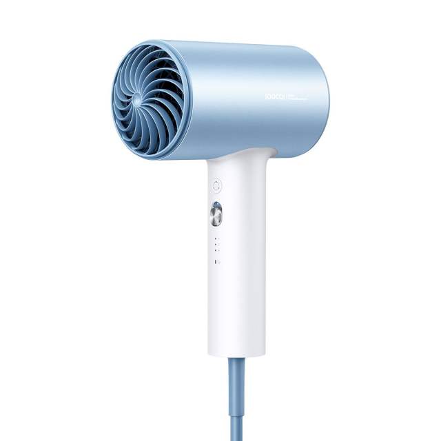 Фен для волос SOOCAS H5,с диффузором и концентратором, быстро сушит волосы, 1800 Вт, Сине - белый