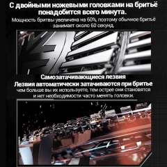 Мужская электробритва Soocas SP1, ротационная, портативная, подходит для сухого и влажного бритья