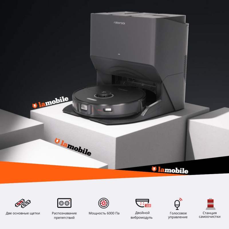 Робот-пылесос Roborock S8 (Black) (Русская версия)