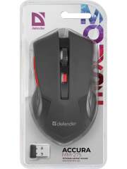 Беспроводная мышь Defender Accura MM-275, синий, 6 кнопок, 800-1600 dpi