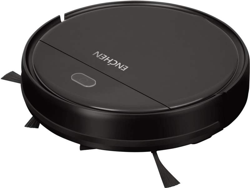Робот пылесос для дома Enchen Vacuum Cleaner R1 моющий робот пылесос с влажной и сухой уборкой в комплекте с щеткой и тряпкой/ умная бытовая техника с пультом управления/ беспроводной домашний мойщик пола и ковров