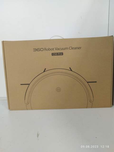 Робот пылесос 360 C50-1 с сухой и влажной уборкой дома в комплекте с щеткой и тряпкой, зарядной станцией/беспроводной домашний мойщик пола и ковров/умная бытовая техника с пультом управления