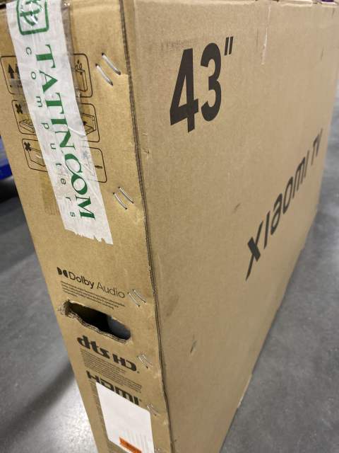 Телевизор Xiaomi MI TV P1E (L43M7-7AEU) 43" 4K UHD, черный