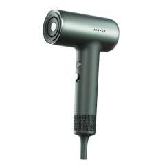 Скоростной фен для волос SOOCAS AIRFLY P1, с 2шт насадками, с держатель для фена, 4 режима работы, Зеленый