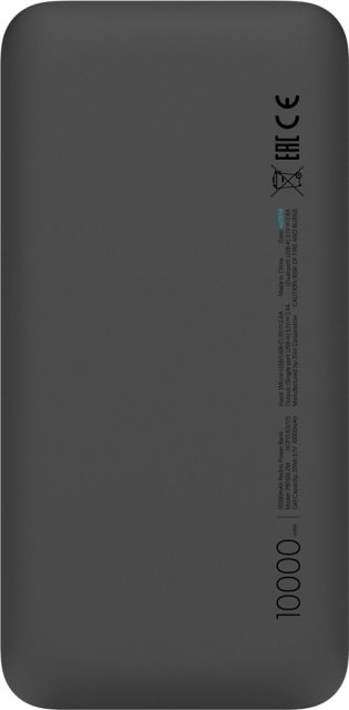 Внешний аккумулятор Xiaomi Redmi Fast Charge Power Bank, 10 000 мА•ч, черный (PB100LZM/ VXN4305GL)