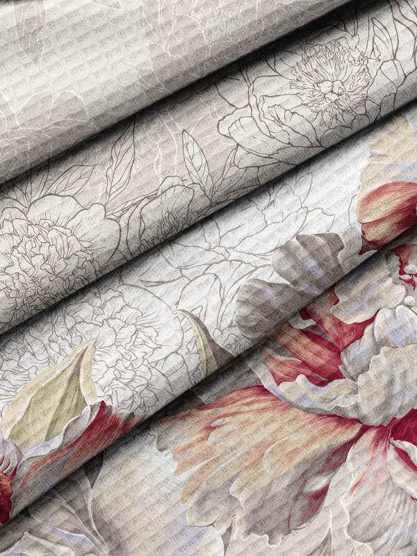 Комплект вафельных полотенец 45х60 (3 шт.) "Mia Cara" рис 30461-1 Provance