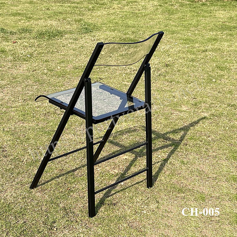 folding acrylic chair