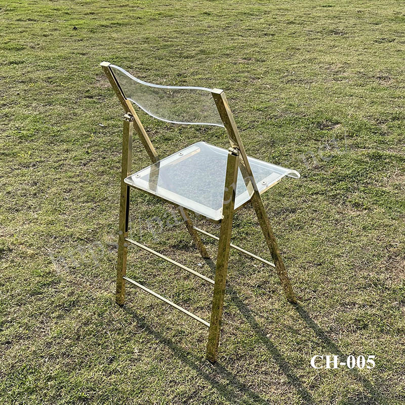 folding acrylic chair