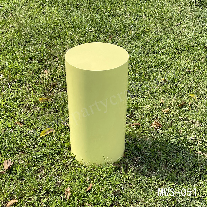 yellow  pedestal stand