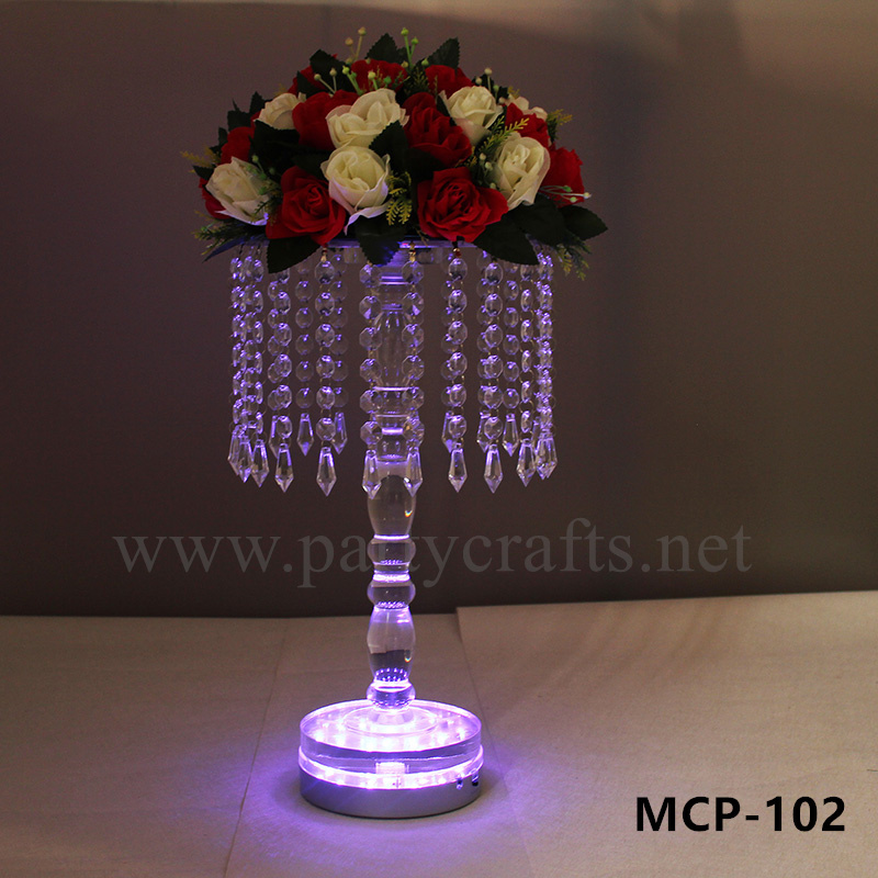 crystal light flower centerpiece wedding party event hotel decoration (MCP-102)