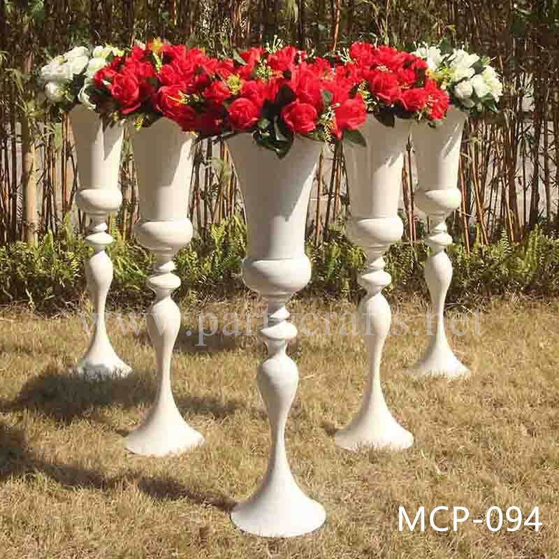 stainless steel centerpiece tall vase wedding party event hotel hall home decoration (MCP-094)