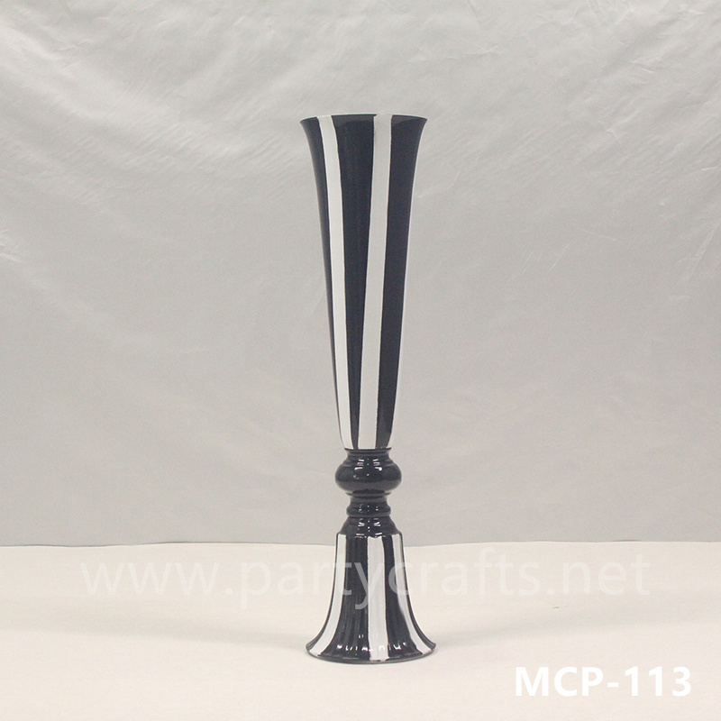 black tall vase centerpiece (MCP-113)
