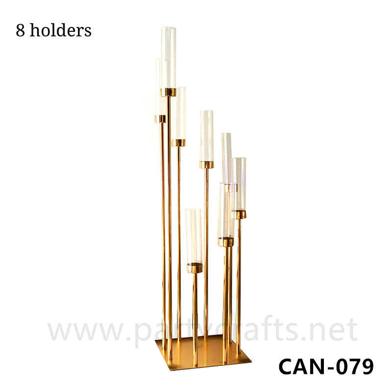 8 arms candel holder centerpiece (CAN-079)