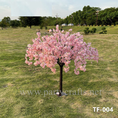 lush pink cherry blossom tree artificial silk tree detachable tree centerpiece event decoration tree garden layout wedding table decoration dining table