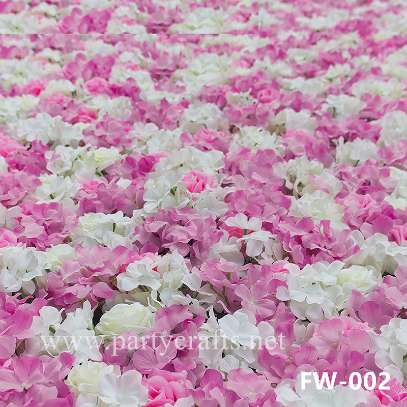 pink 3D flower wall romantic rose floral wall for party events planning bridal shower couples shower wedding photo backdrops decoration (FW-002 pink)
