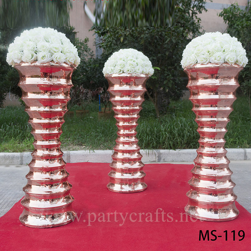 fiber glass vase (MS-119)
