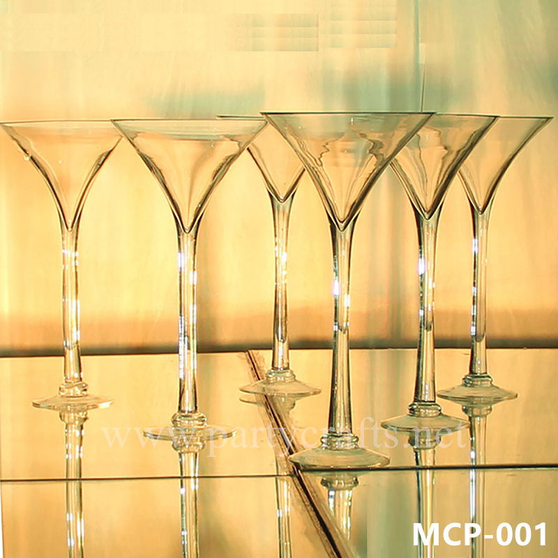 clear glass vase (MCP-001)