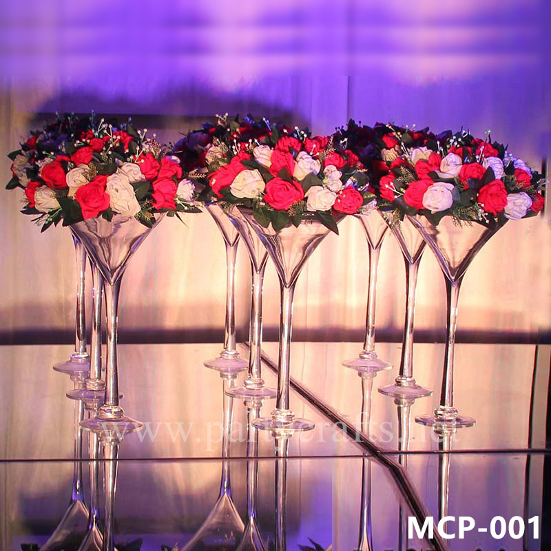 clear glass vase (MCP-001)