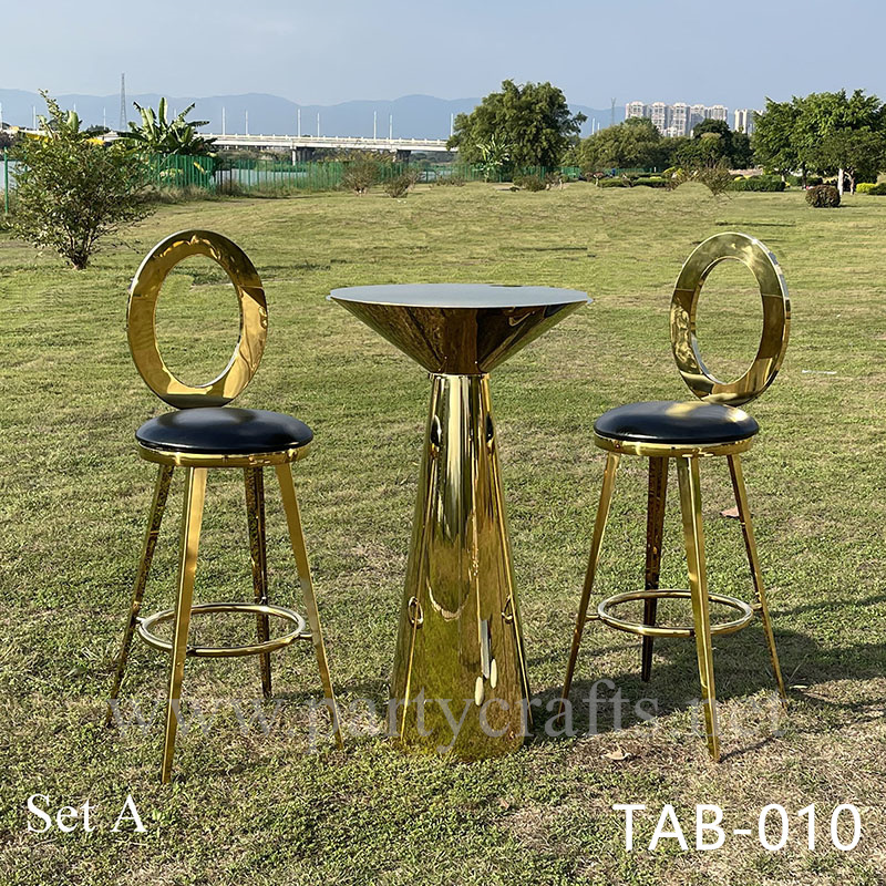 Bar gold table (TAB-010)