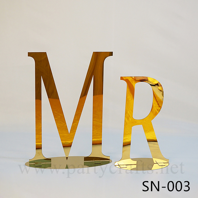 letter sign MRS&MR (SN-003)