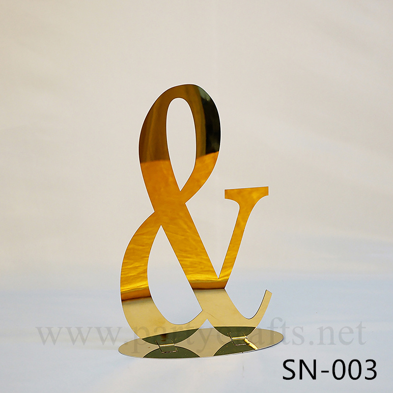 letter sign MRS&MR (SN-003)