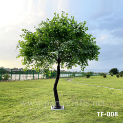 large green banyan tree artificial tree green leave garden layout aisle centerpiece backdrop decoration