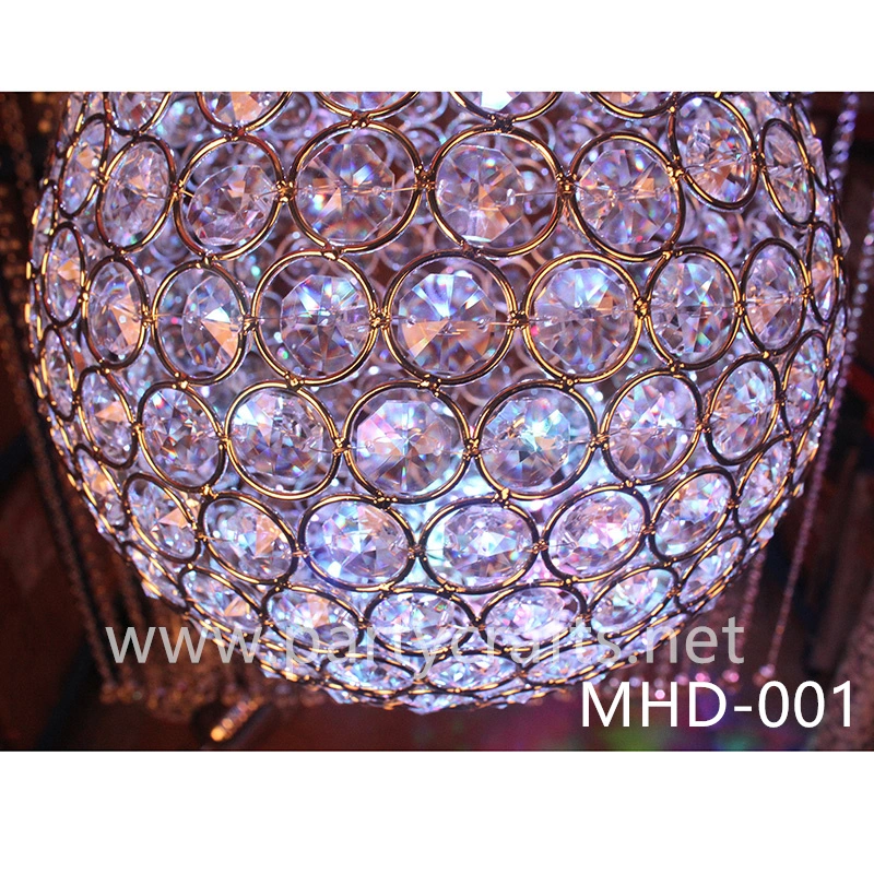 Large size crystal colorful bulb ceiling lamp chandelier Christmas party dining room living room birthday party event decoration