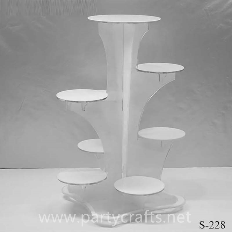 white heart 7 tier cake stand cupcake stand wedding party birthday party family party decoration