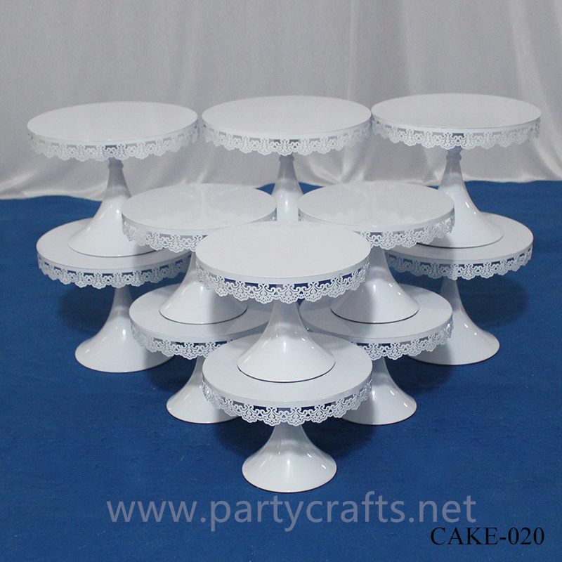 pure white stylish metal cake stand candy stand cupcake stand wedding party birthday party family party event table decoration