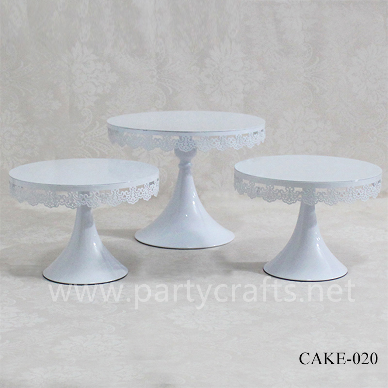 pure white stylish metal cake stand candy stand cupcake stand wedding party birthday party family party event table decoration