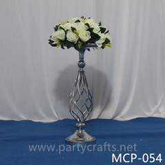 silver hollow metal flower stand wedding party event decoration home decoration bridal shower home living room deocration aisle decoration