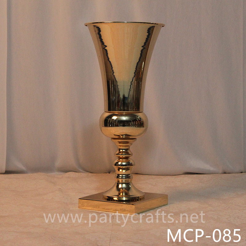 stainless steel centerpiece flower vase wedding party event hotel home table decoration