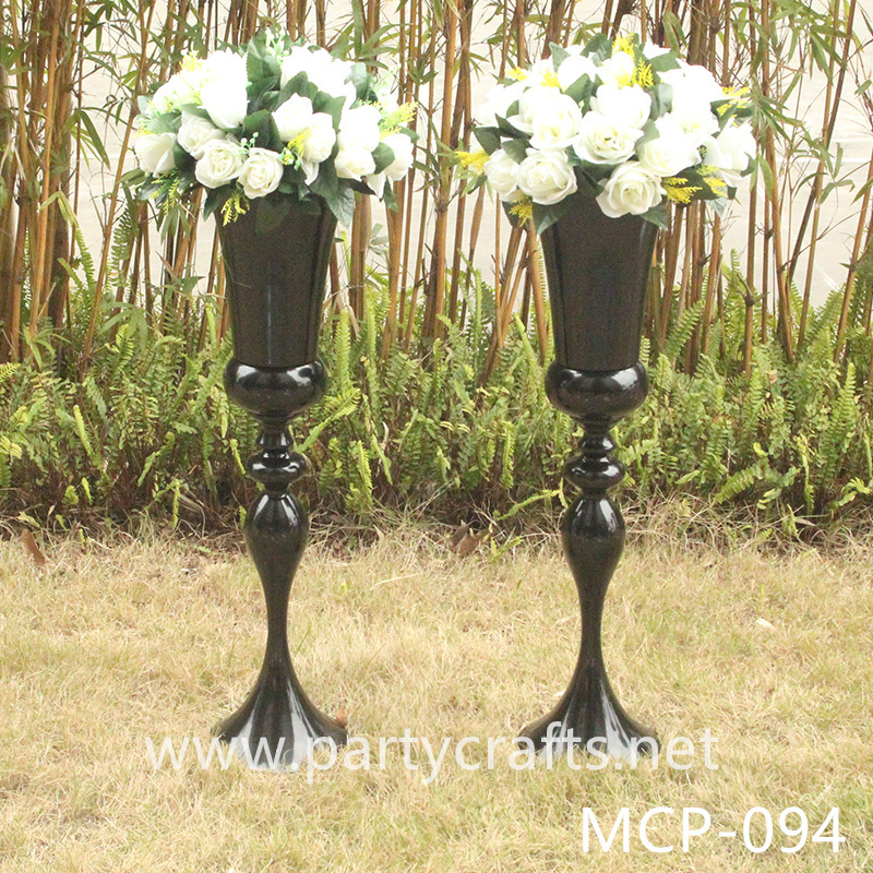 stainless steel centerpiece tall flower vase stage backdrop decoration wedding party event hotel hall home decoration