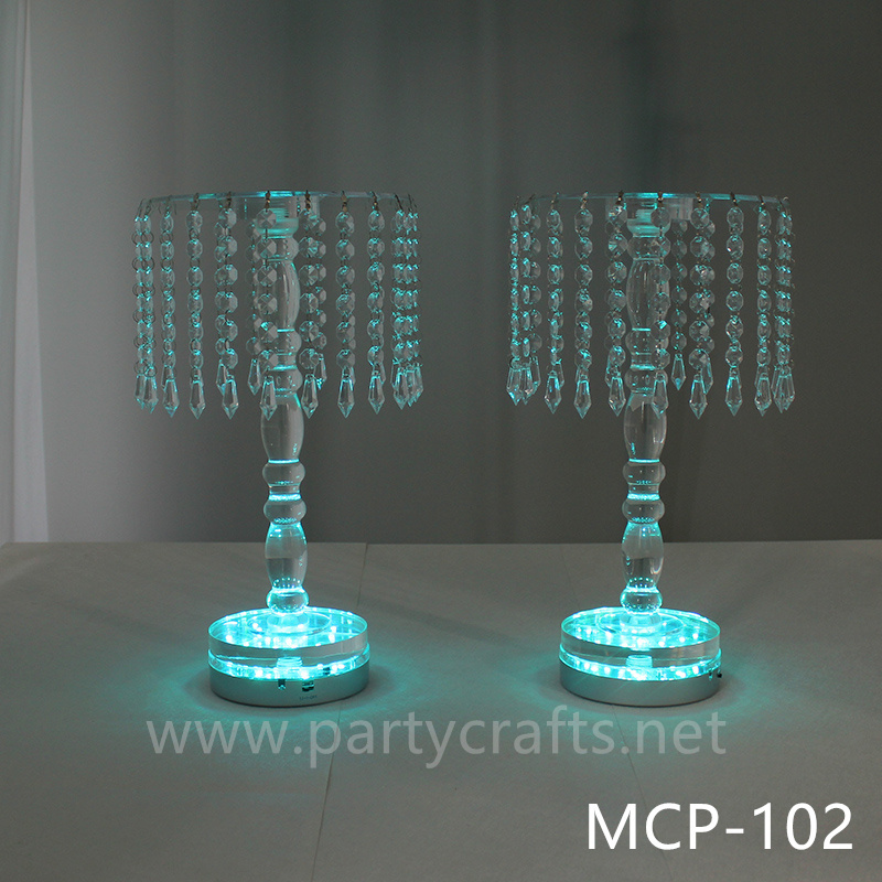 crystal LED light  flower stand centerpiece wedding birthday party event hotel decoration home decoration