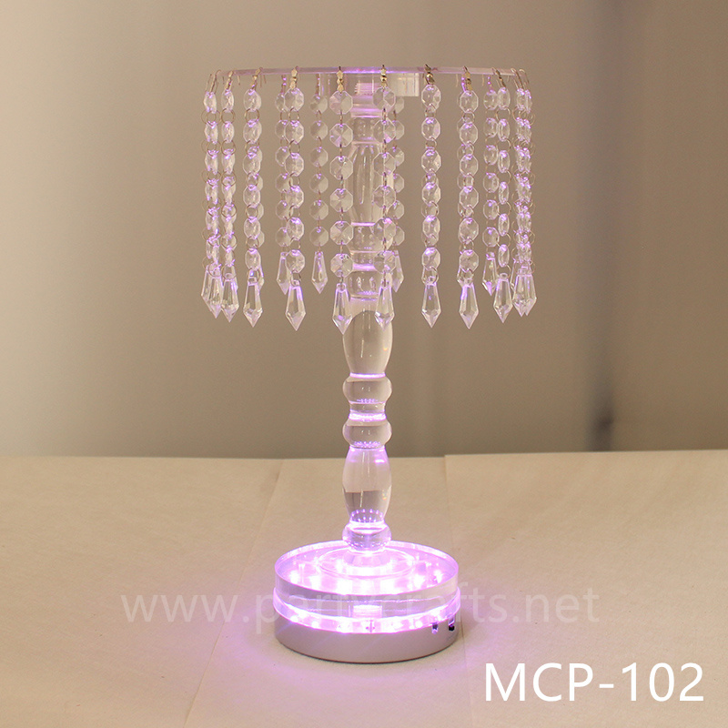 crystal LED light  flower stand centerpiece wedding birthday party event hotel decoration