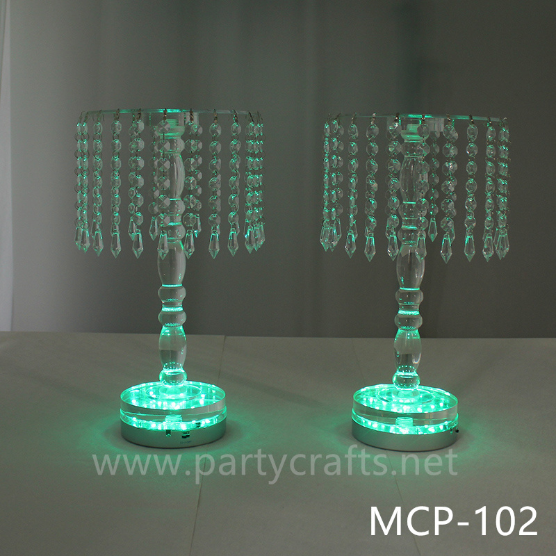 crystal LED light  flower stand centerpiece wedding birthday party event hotel decoration home decoration