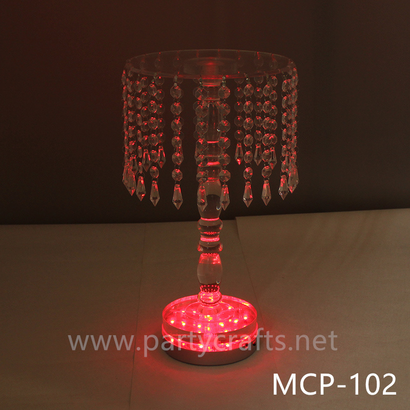 crystal LED light  flower stand centerpiece wedding birthday party event hotel decoration home decoration