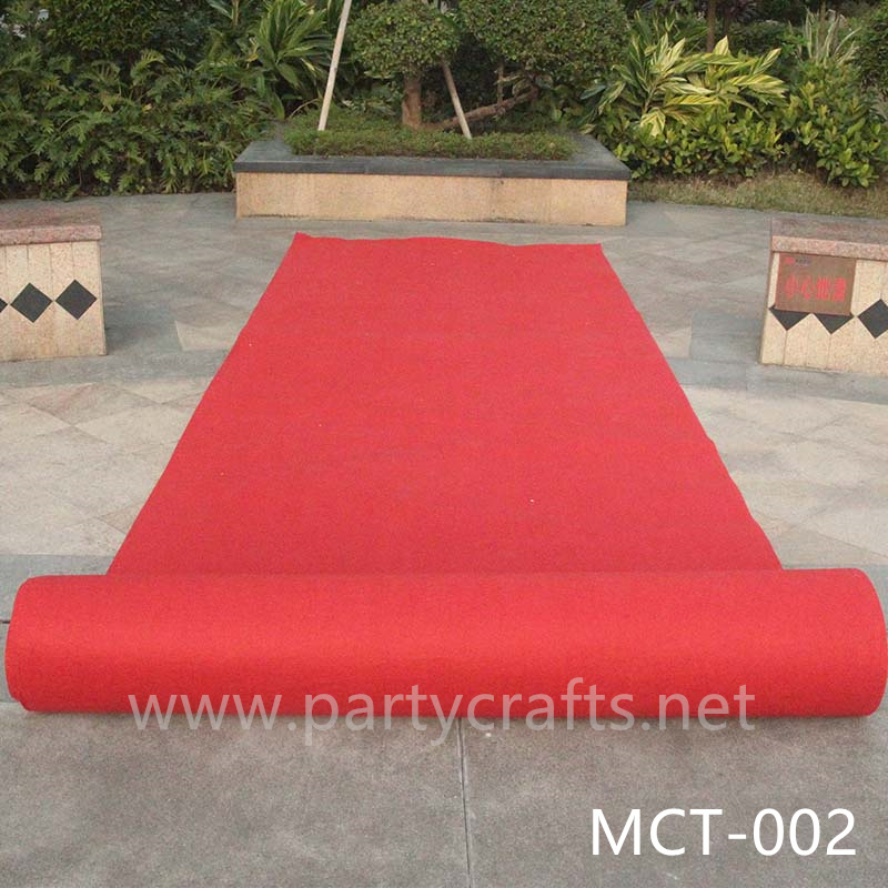 50 ft red carpet runner stage decoration aisle decoration wedding party event stage hotel hall decoration