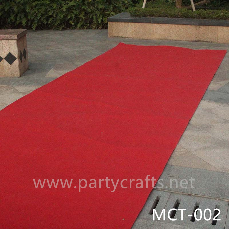 50 ft red carpet runner stage decoration aisle decoration wedding party event stage hotel hall decoration