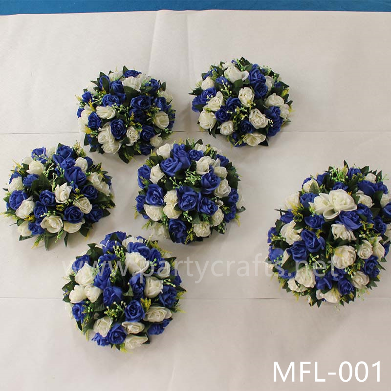 rose artificial flower ball garden layout