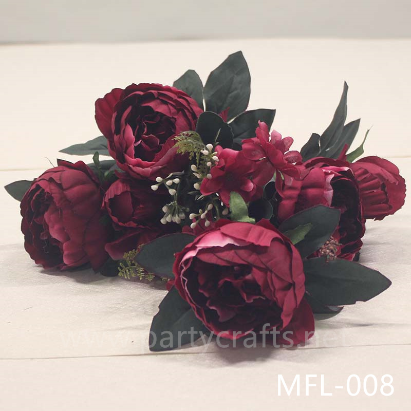 rose artificial flower fake flower garden layout