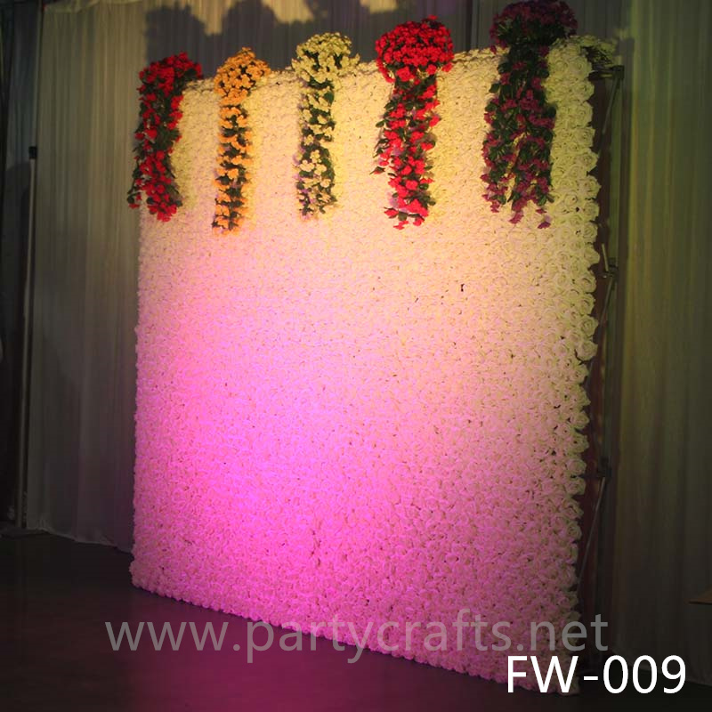 pink 3D flower wall romantic rose floral wall for party events planning bridal shower couples shower wedding photo backdrops decoration