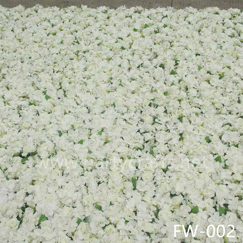 white 3D flower wall romantic rose floral wall for party events planning bridal shower couples shower wedding photo backdrops decoration