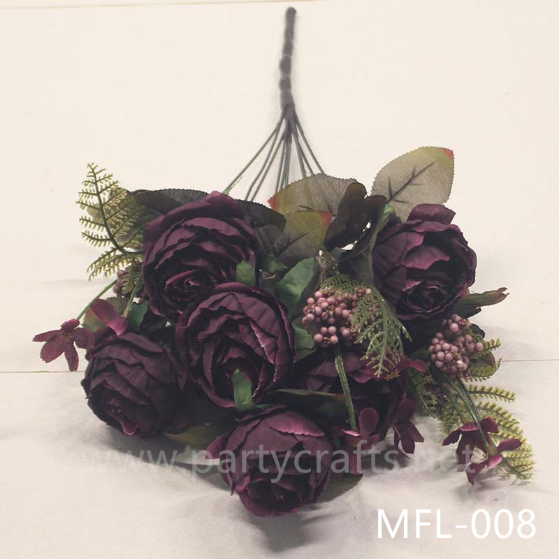 rose artificial flower fake flower garden layout